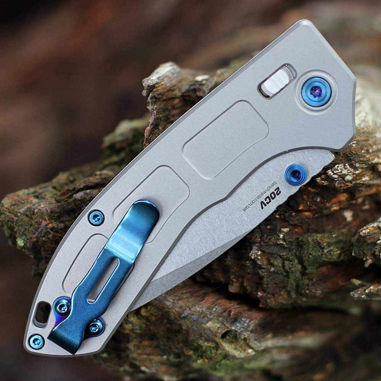 Benchmade Mini Narrows AXIS CPM-20CV钢 钛合金柄 743 原色 3680