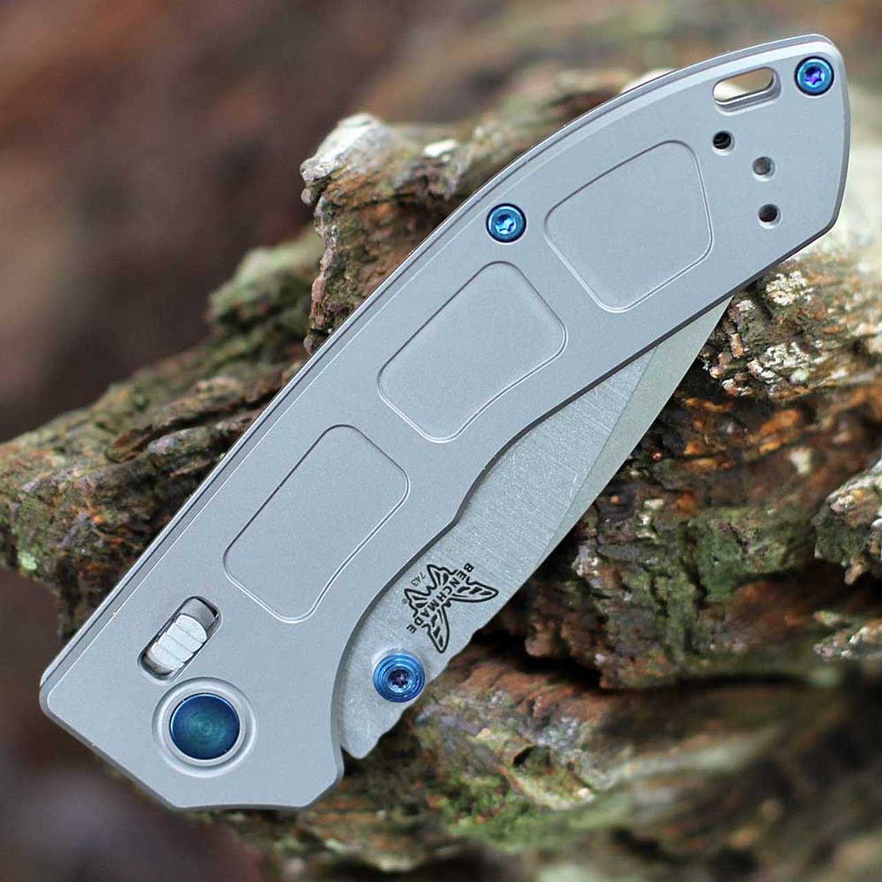 Benchmade Mini Narrows AXIS CPM-20CV钢 钛合金柄 743 原色 3680