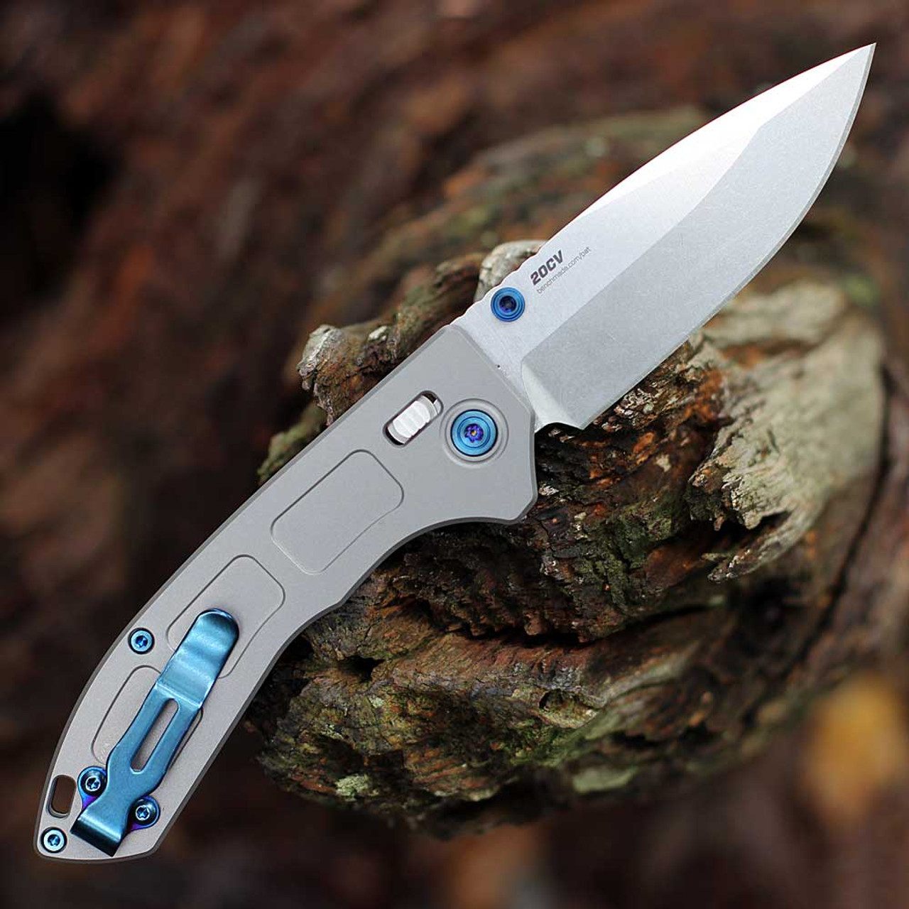 Benchmade Mini Narrows AXIS CPM-20CV钢 钛合金柄 743 原色 3680
