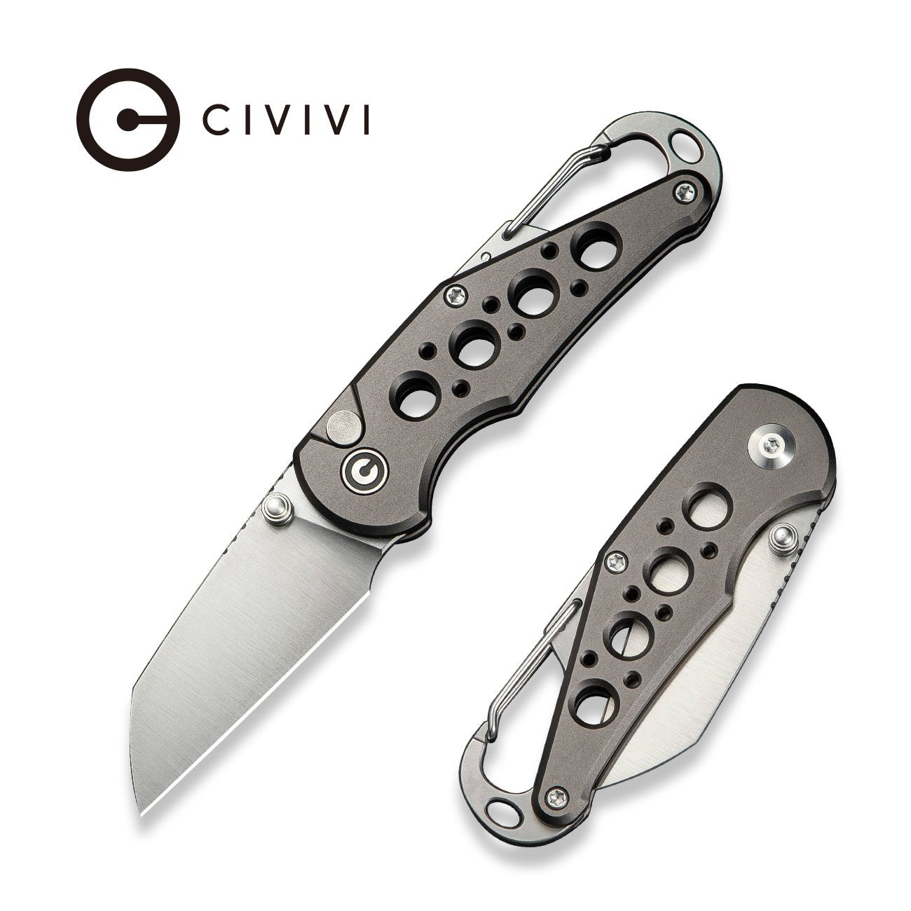 CIVIVI Pragma Nitro-V钢 铝柄 C23062B-2 灰色