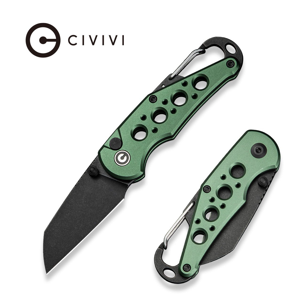 CIVIVI Pragma Nitro-V钢 铝柄 C23062B-3 绿色