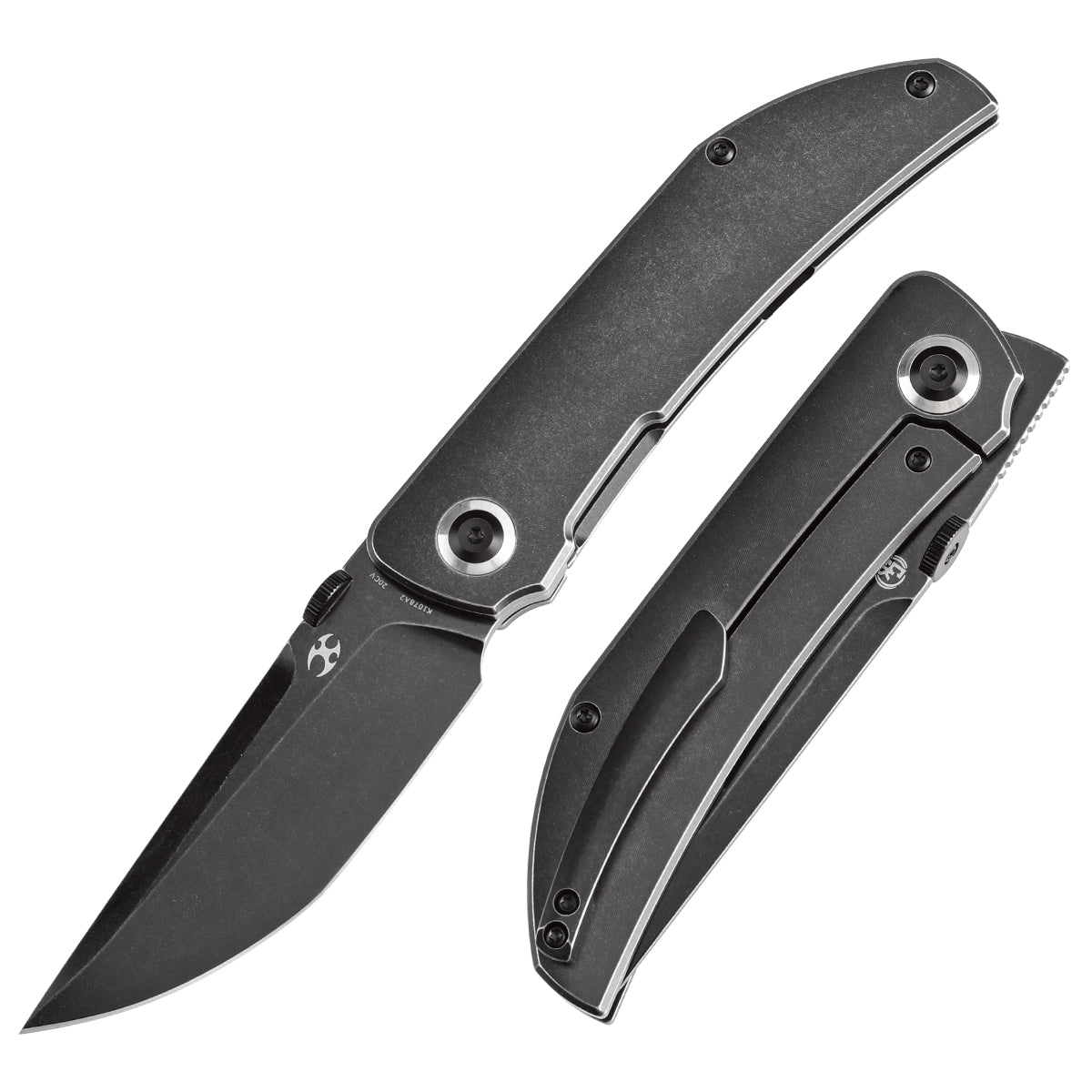 Kansept Tarkin CPM-20CV钢 钛柄 K1078A2 黑色 1380