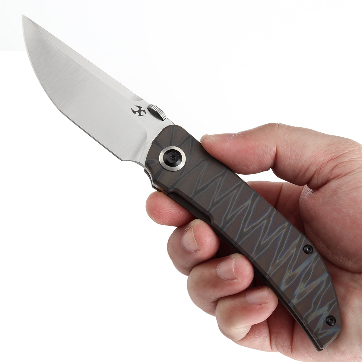 Kansept Tarkin CPM-20CV钢 钛柄 K1078A3 火焰纹 1480