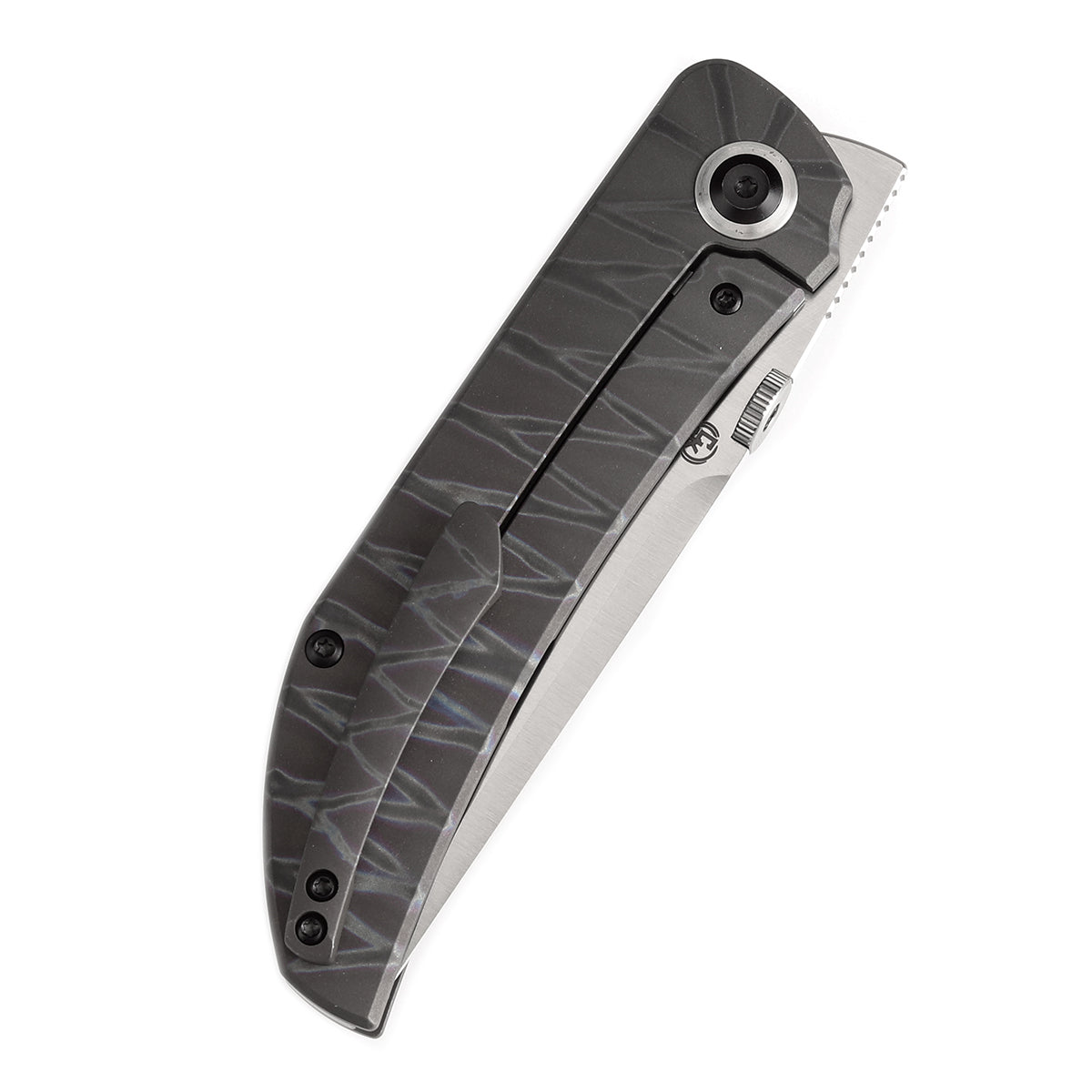 Kansept Tarkin CPM-20CV钢 钛柄 K1078A3 火焰纹 1480