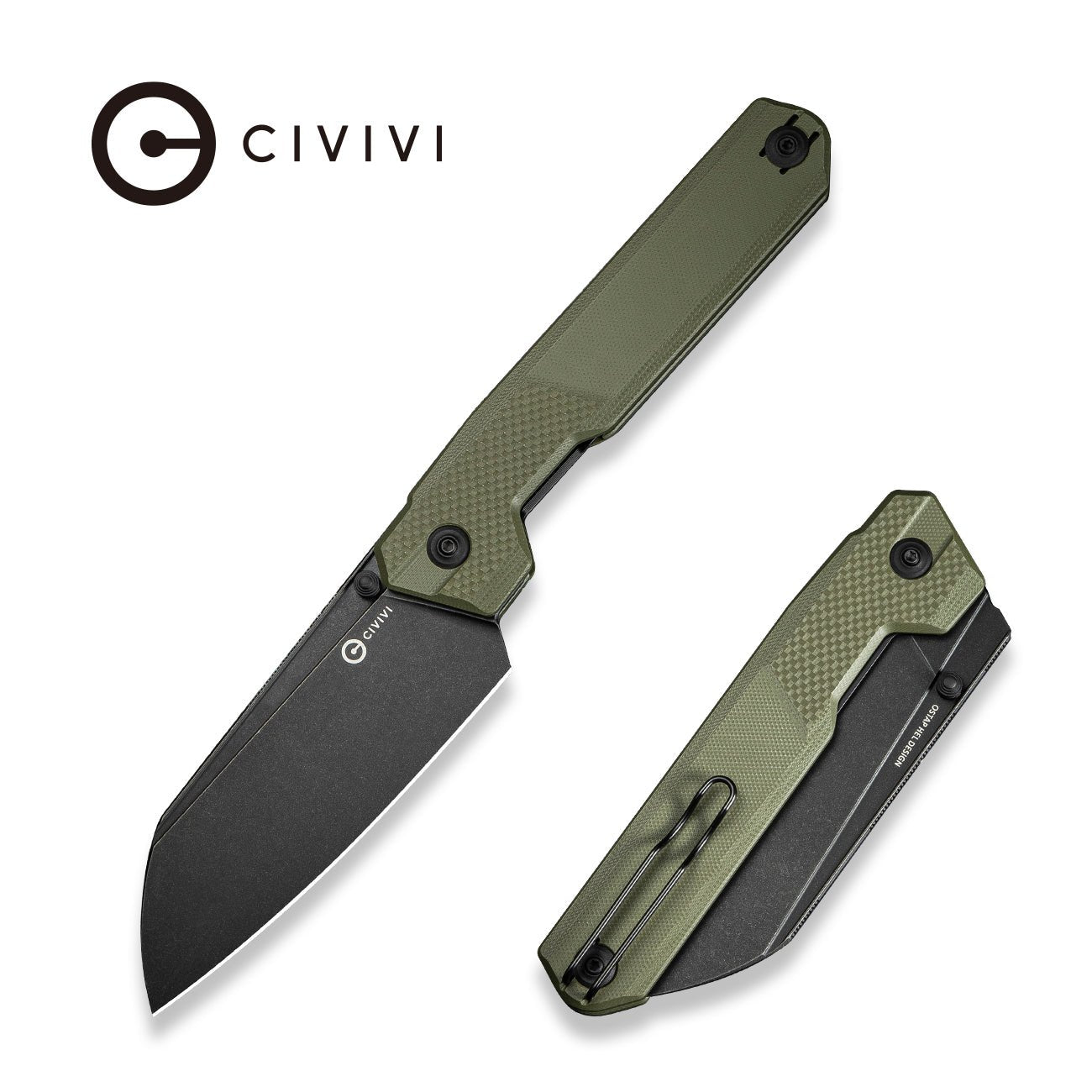 CIVIVI Hid 14C28N钢 G10柄 C23008-1 绿色 708