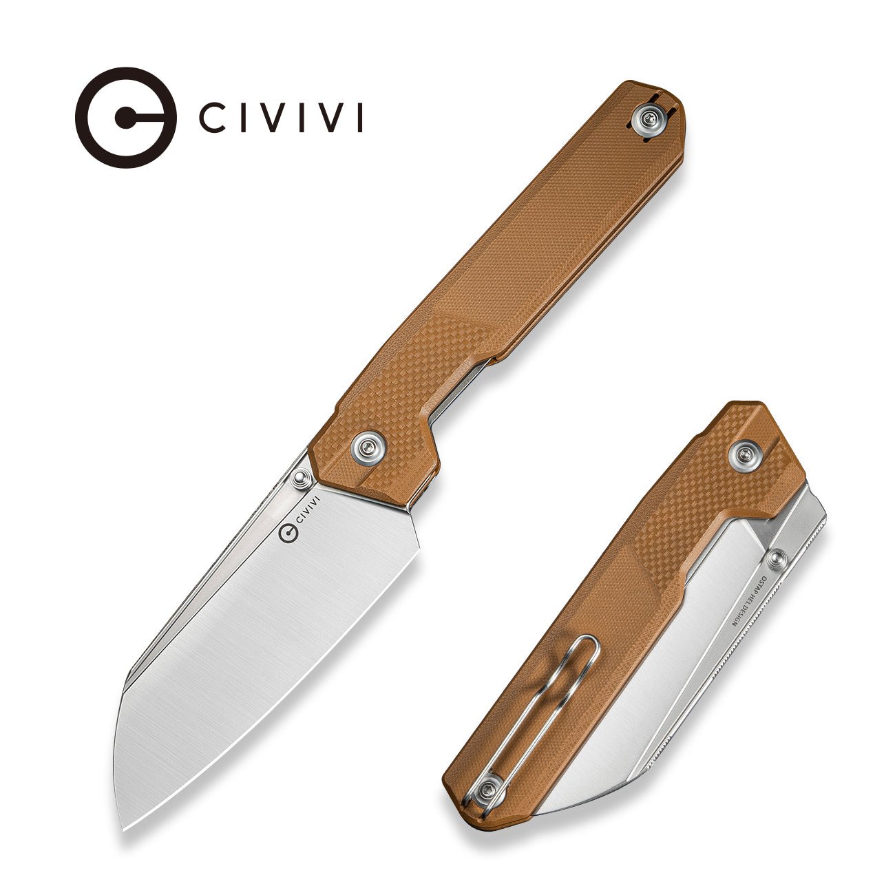 CIVIVI Hid 14C28N钢 G10柄 C23008-3 棕色 708