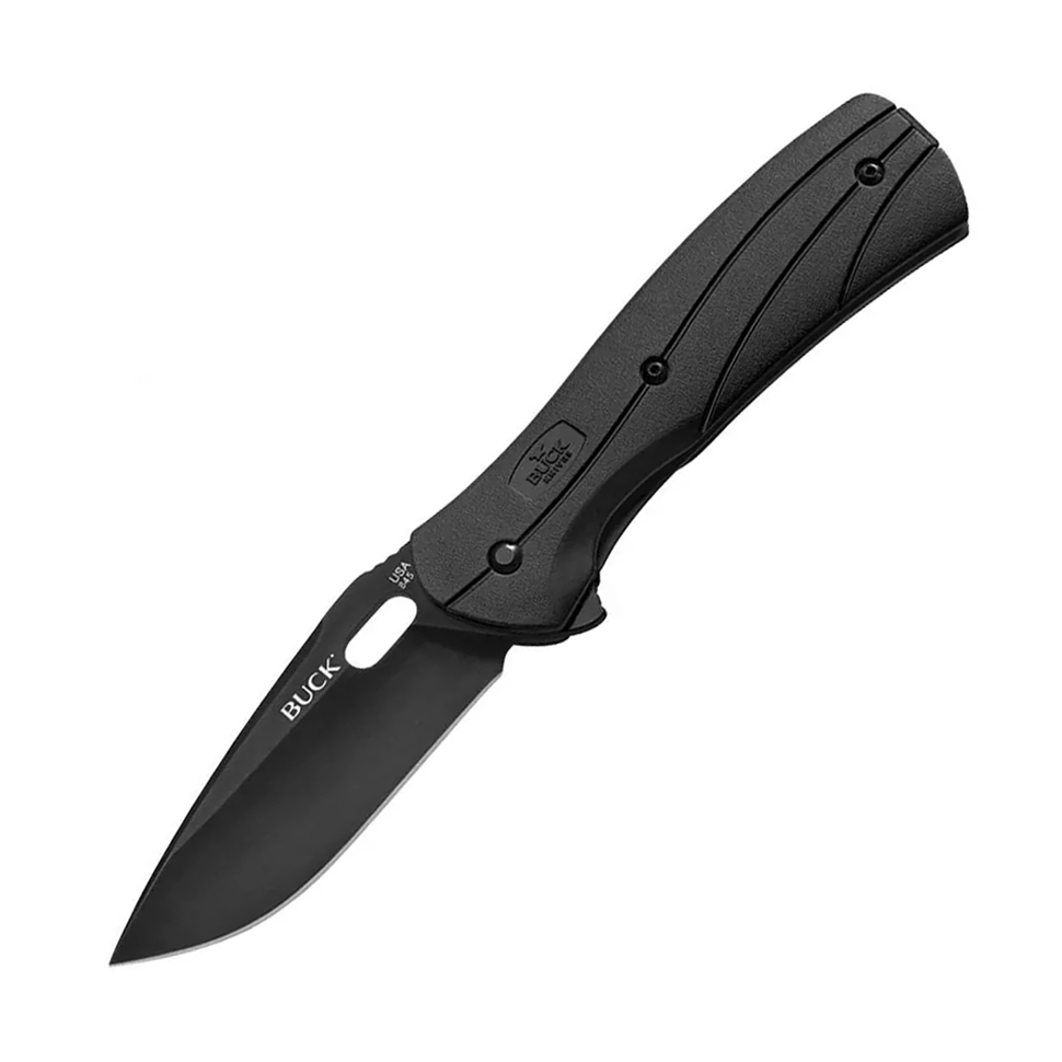 Buck 0845BKS-B Vantage 420HC 不锈钢 黑色玻璃增强聚合物 黑色 400