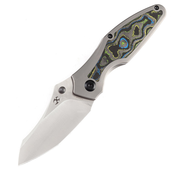 Kansept Knives Baba Yaga CPM-20CV钢 钛合金+碳纤维柄 K1074A4 1800