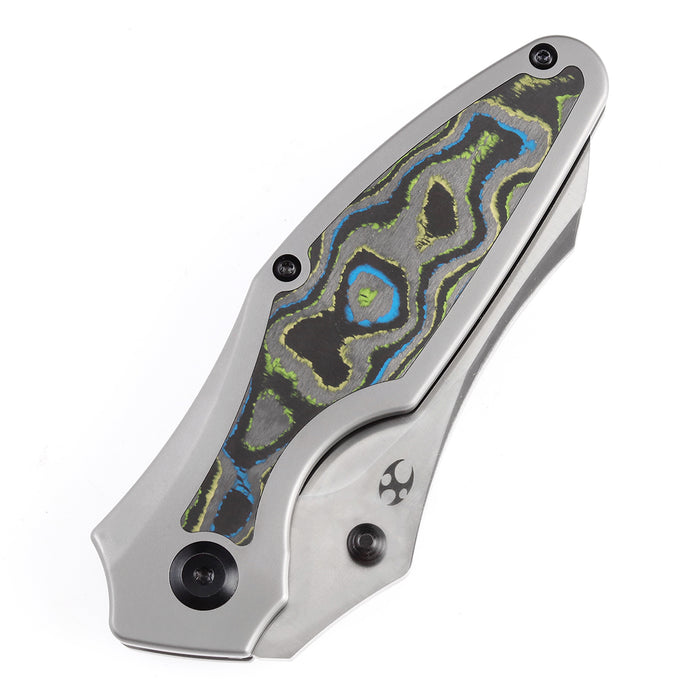 Kansept Knives Baba Yaga CPM-20CV钢 钛合金+碳纤维柄 K1074A4 1800