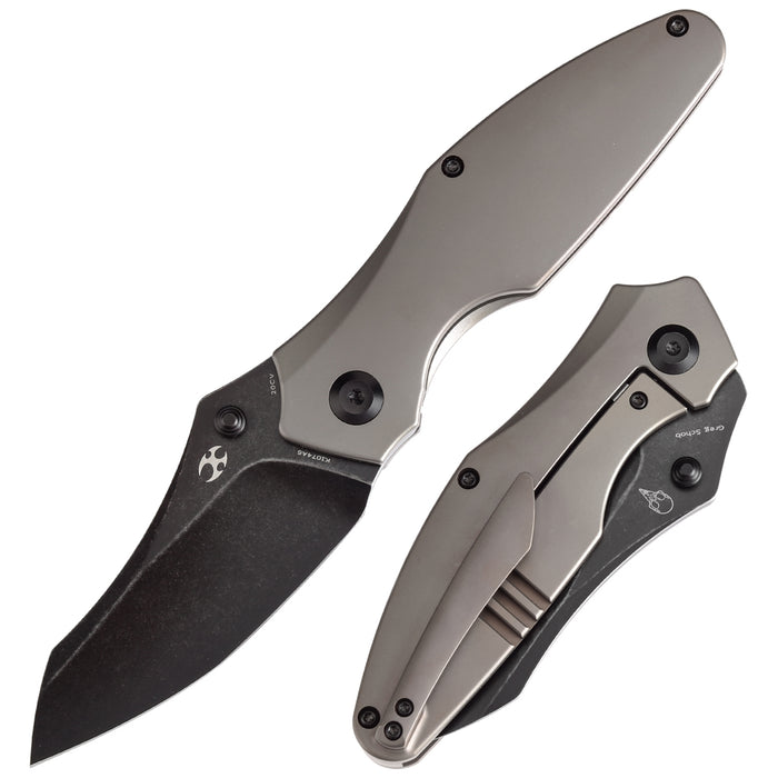 Kansept Knives Baba Yaga CPM-20CV钢 钛合金柄 K1074A6 棕色 1399