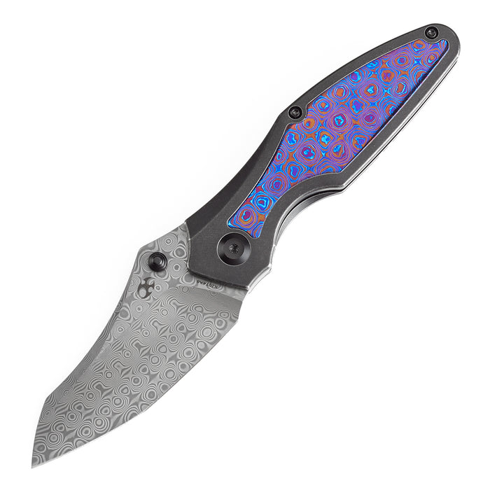 Kansept Knives Baba Yaga 大马士革钢 钛合金柄 K1074A8 黑色 2350