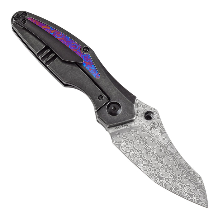 Kansept Knives Baba Yaga 大马士革钢 钛合金柄 K1074A8 黑色 2350