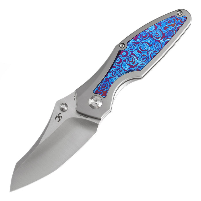 Kansept Knives Baba Yaga 大马士革钢 钛合金柄钛马 K1074A7 黑色 2350