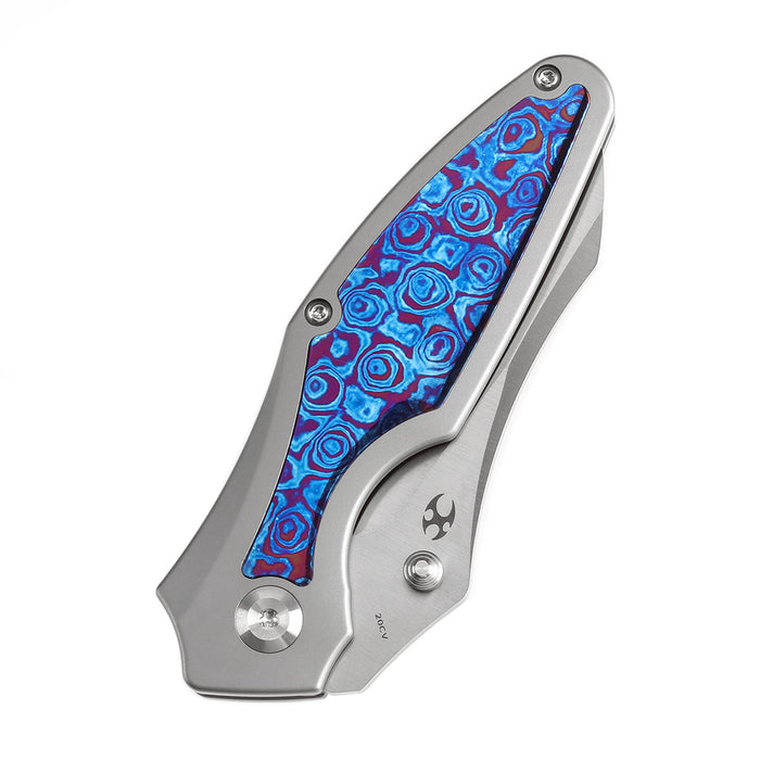 Kansept Knives Baba Yaga 大马士革钢 钛合金柄钛马 K1074A7 黑色 2350