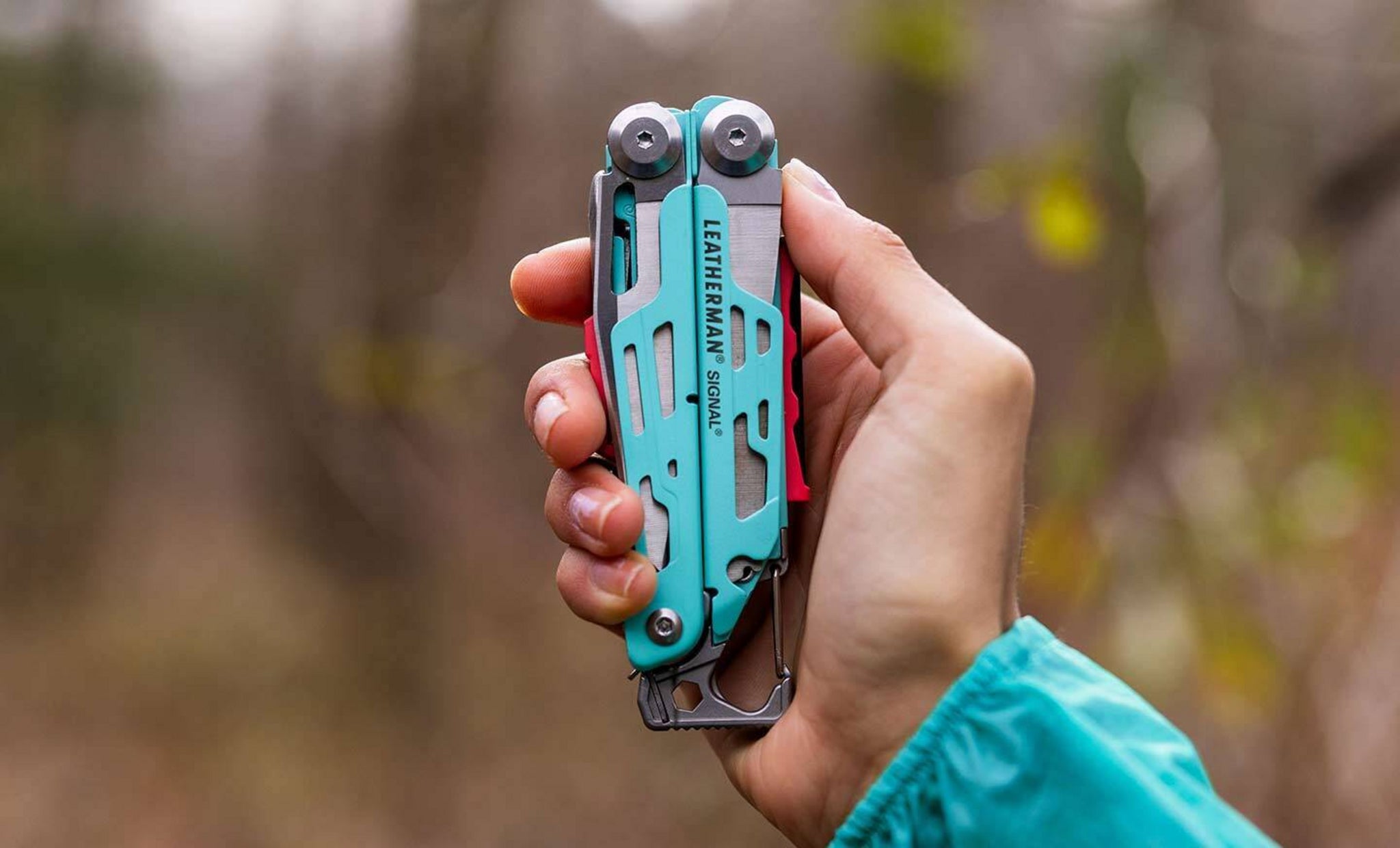 Leatherman SIGNAL™ AQUA silver 莱泽曼烽火 833187  湖绿色 1080