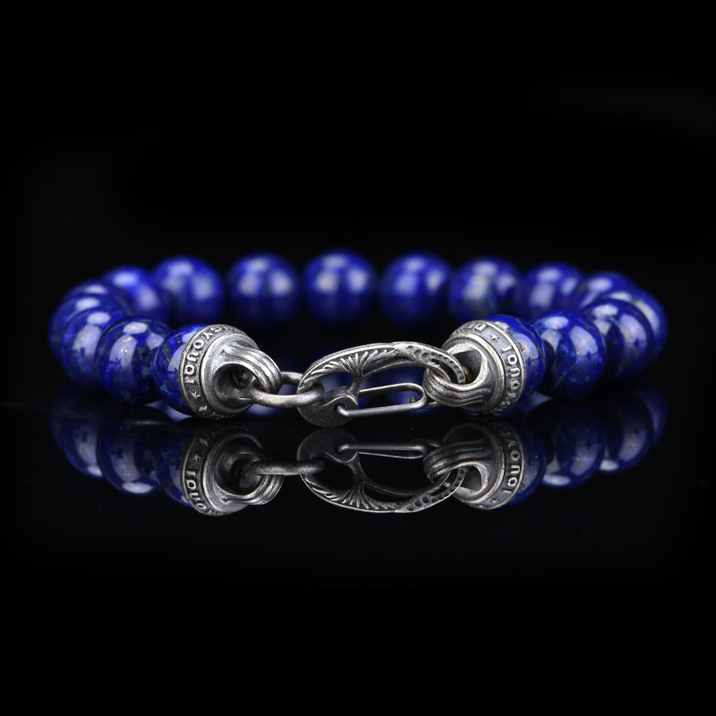 DYQ Jewelry 青金 大 男生轻奢珠链手链