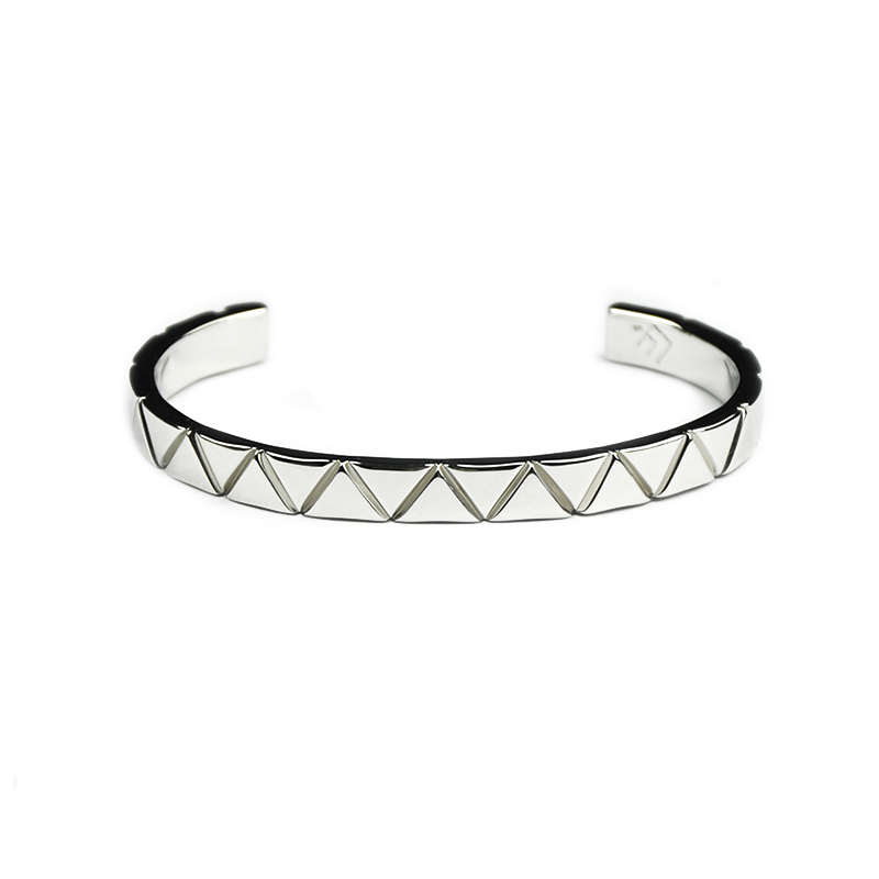 DYQ Jewelry 光束 925银 男士极简手镯绅士珠宝
