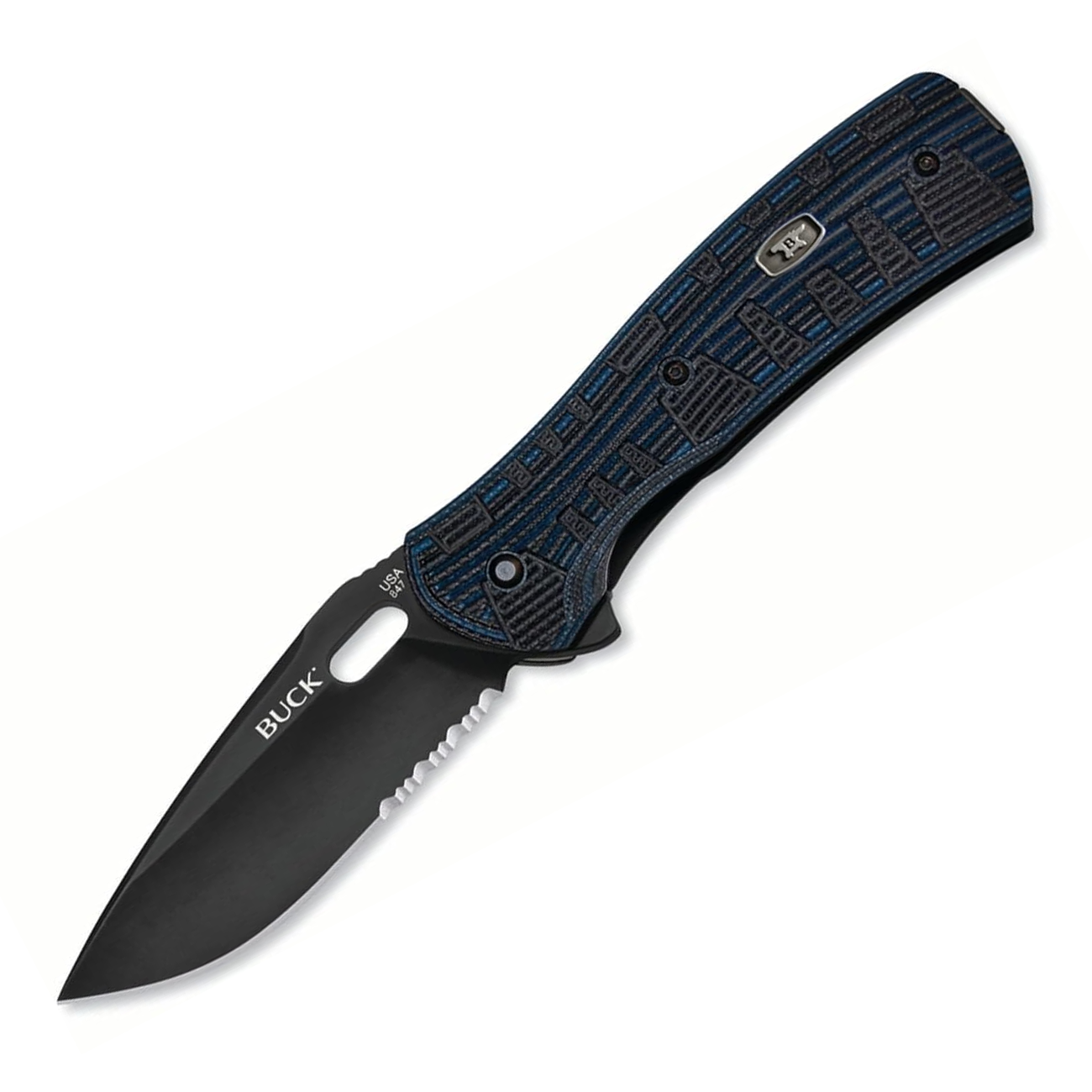 Buck 0847BLX-B Vantage Force S30V G10手柄 深蓝色 890