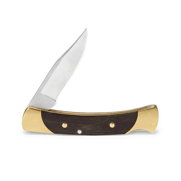 Buck Knives 0055BRS-B 420HC钢 乌木/黄铜柄 540