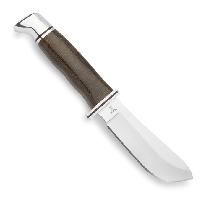 Buck Knives 0103GRS1-B S35VN钢 黑色酚醛树脂柄 带铝制柄头和护手 1280