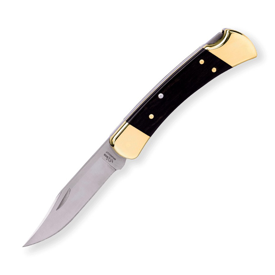 🚫 Buck Knives 0110BRS60TH-B MagnaCut钢 乌木镶嵌黄铜垫块 60周年限量版 2000