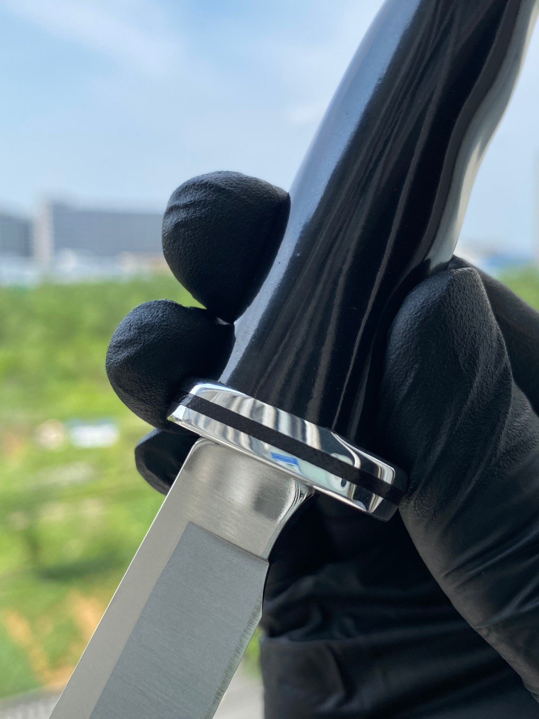 Buck Knives 0102BKS-B 420HC钢 黑色酚醛树脂柄 带铝制柄头和护手 580