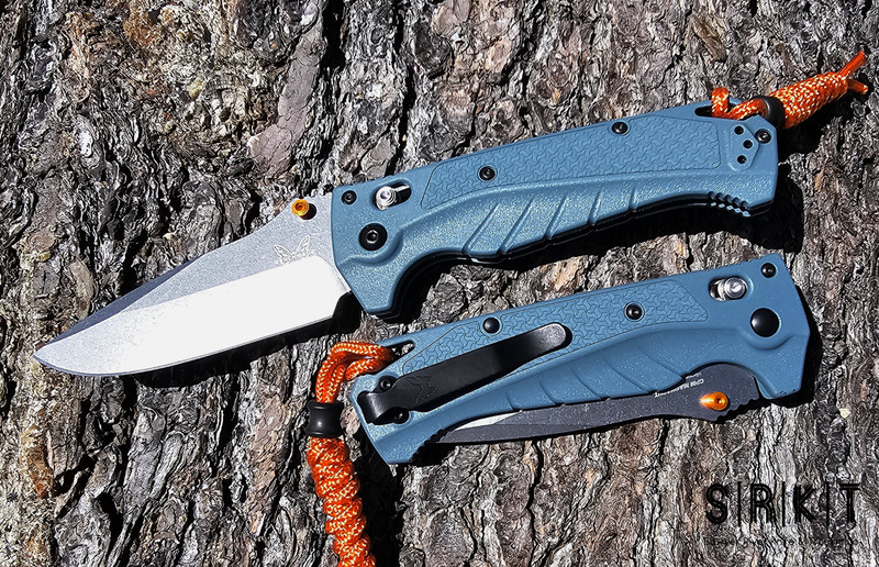 Benchmade Water Adira CPM-MagnaCut钢 Grivory手柄 18060 深蓝色 1650