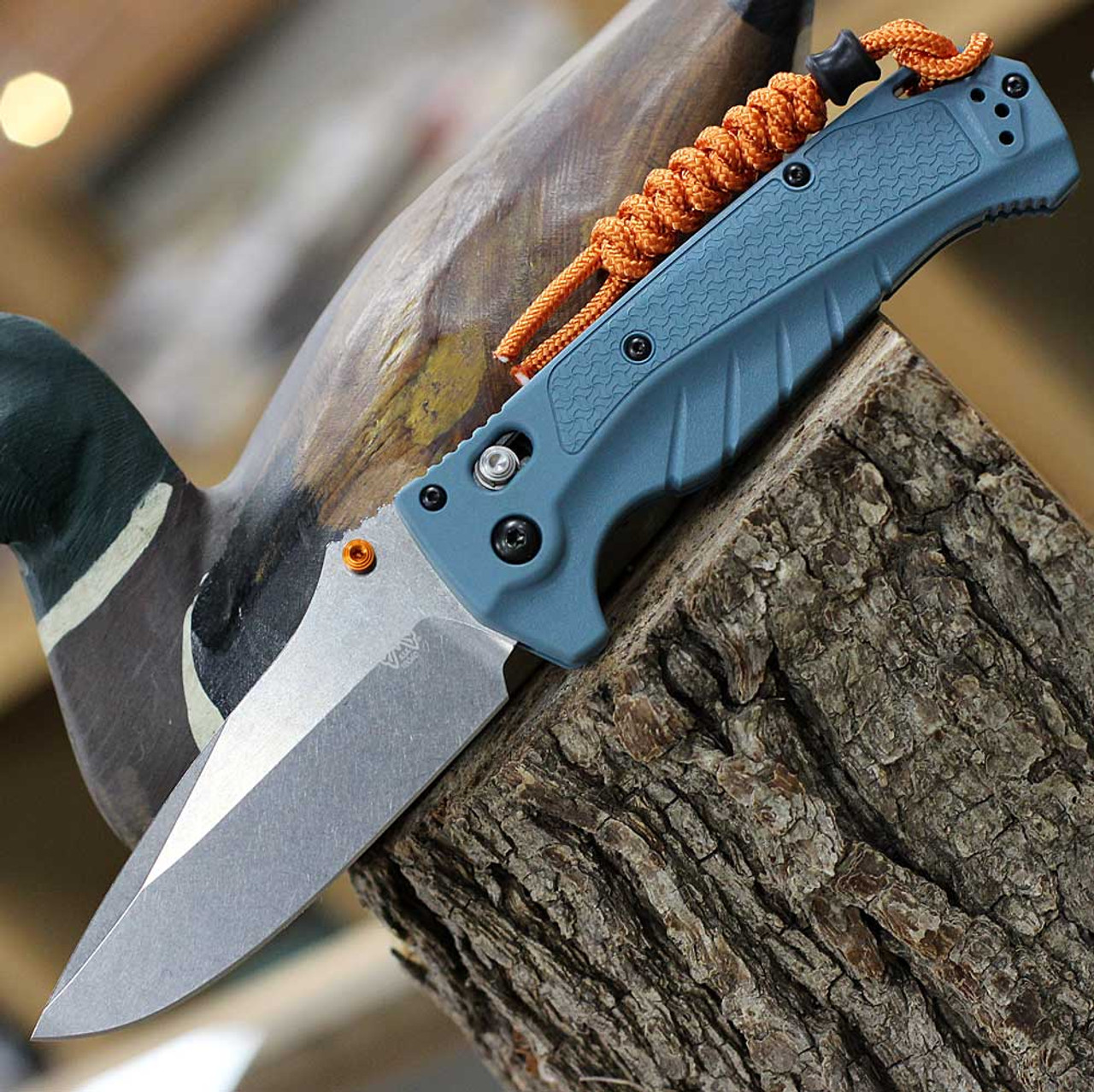 Benchmade Water Adira CPM-MagnaCut钢 Grivory手柄 18060 深蓝色 1650