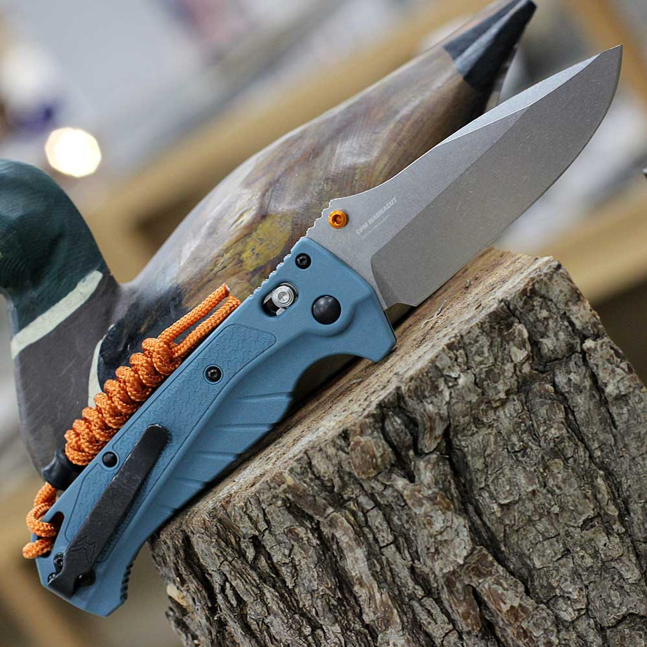 Benchmade Water Adira CPM-MagnaCut钢 Grivory手柄 18060 深蓝色 1650