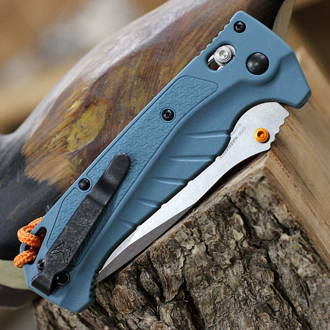 Benchmade Water Adira CPM-MagnaCut钢 Grivory手柄 18060 深蓝色 1650