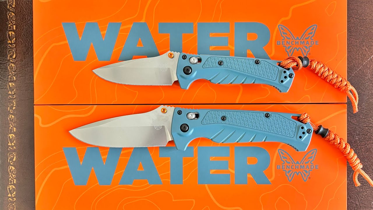 Benchmade Water Adira CPM-MagnaCut钢 Grivory手柄 18060 深蓝色 1650