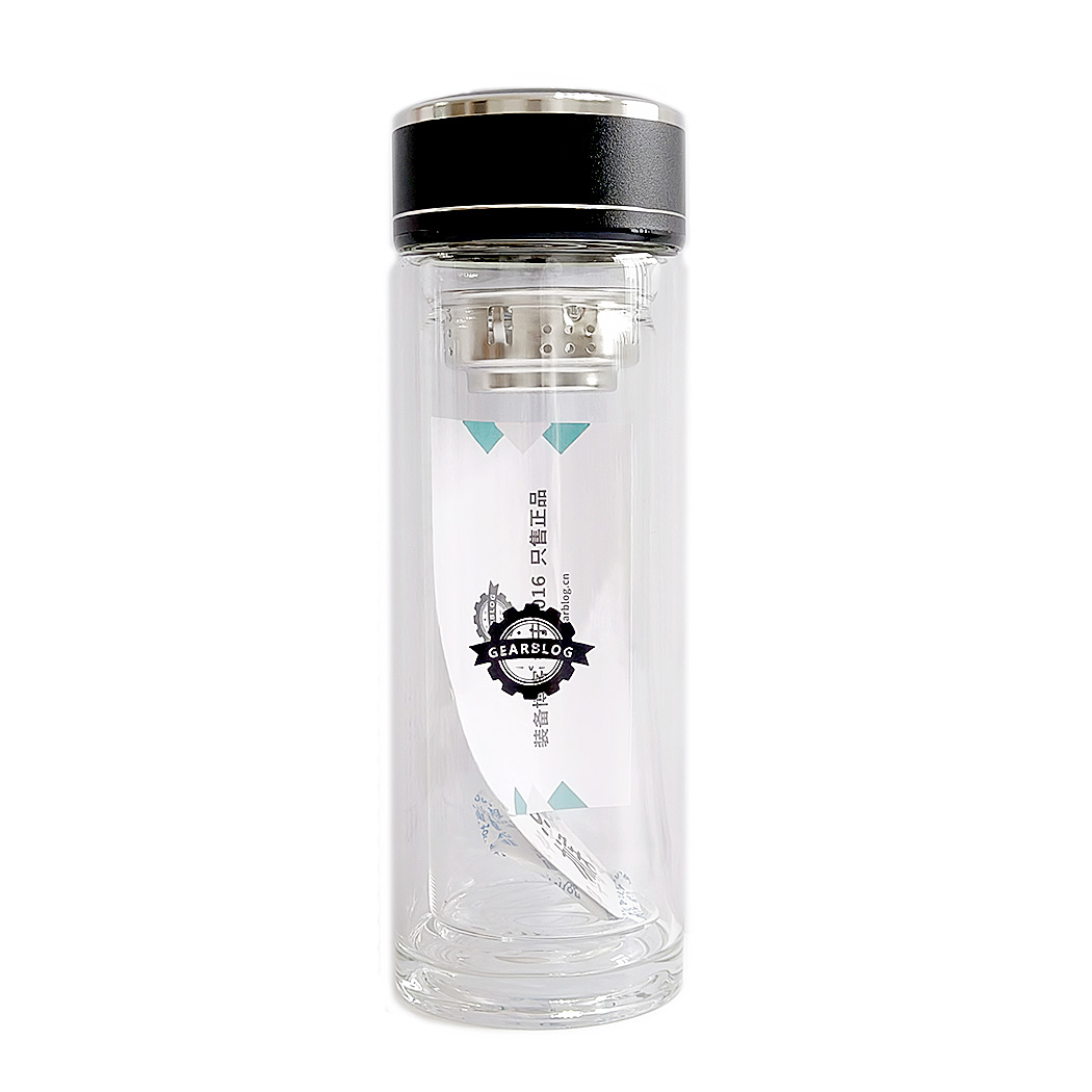 【赠品勿拍】装备博客2024年定制双层保温玻璃杯 320ML