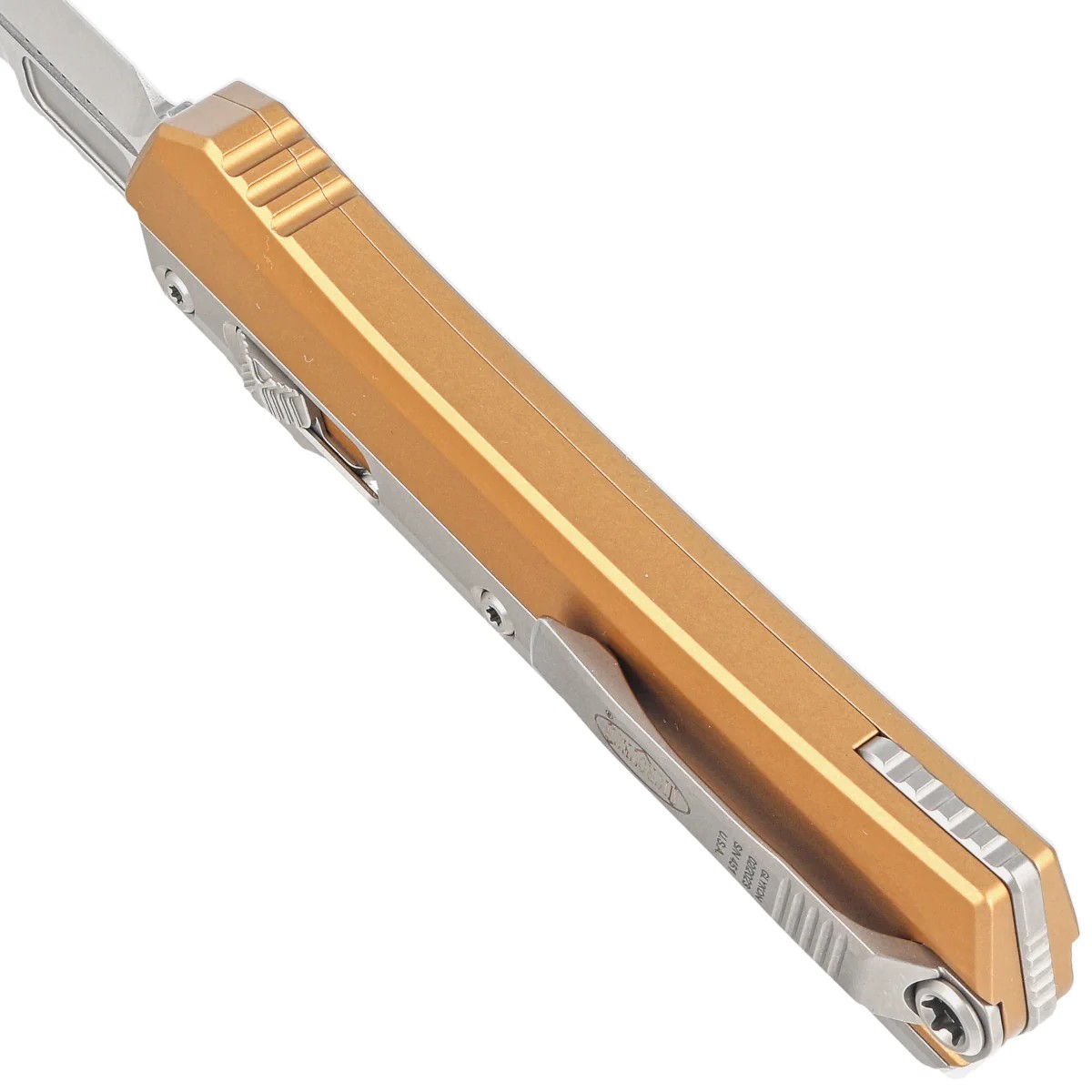 Microtech 184-10TA Glykon M390钢 钛/铝双拼色柄 4800