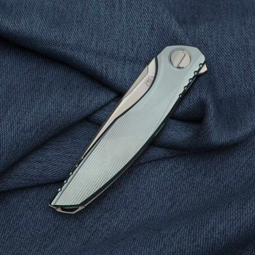 Shirogorov Knives Astrum Magnacut钢 钛柄 俄罗斯熊头关星 45000