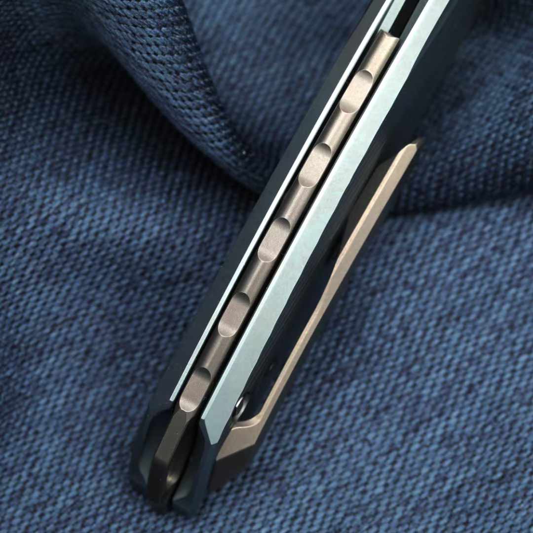 Shirogorov Knives Astrum Magnacut钢 钛柄 俄罗斯熊头关星 45000