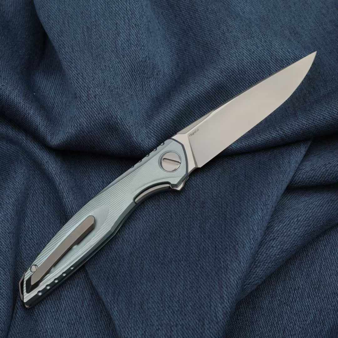 Shirogorov Knives Astrum Magnacut钢 钛柄 俄罗斯熊头关星 45000