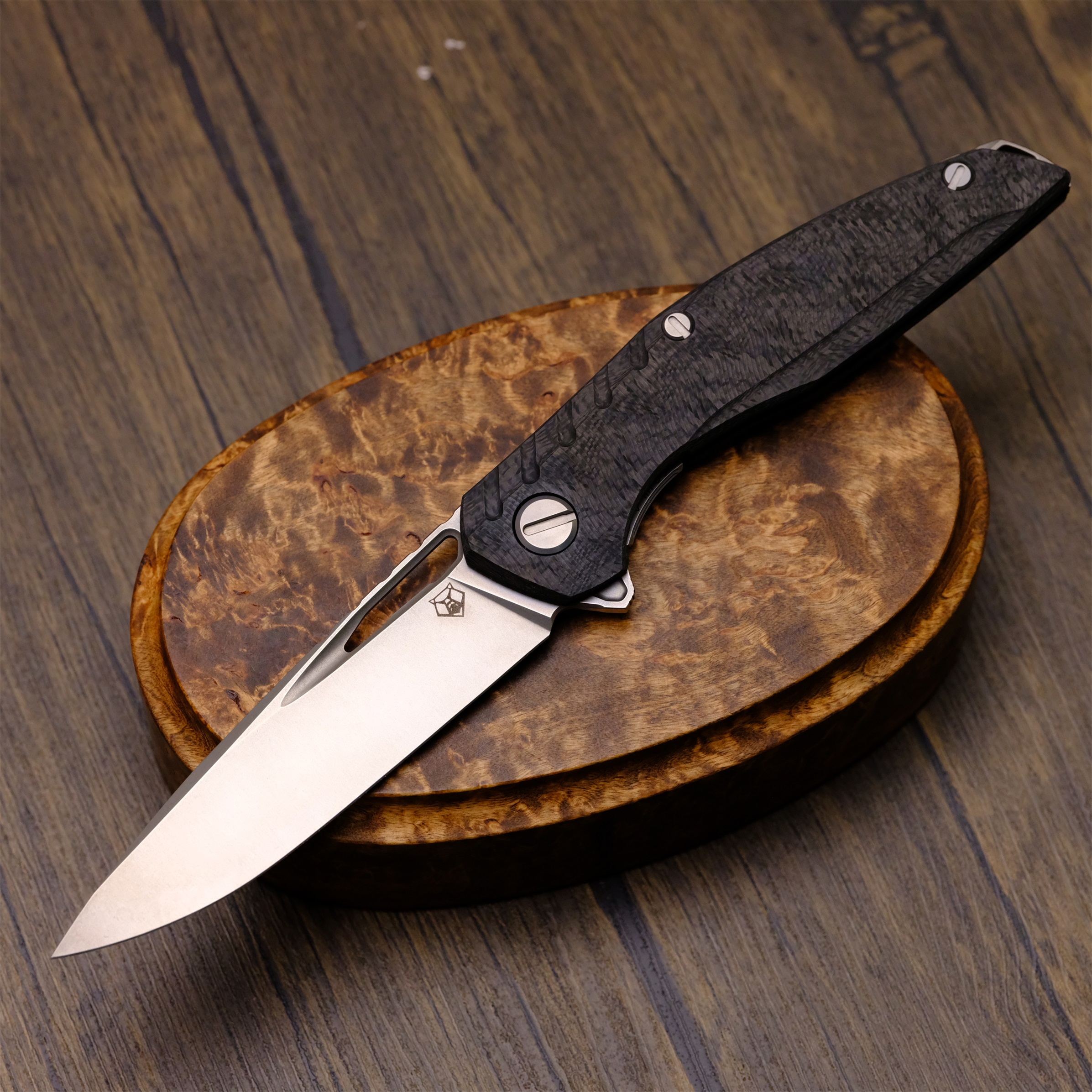 Shirogorov Knives 111 GEN 5 M390钢 碳纤维柄 16000