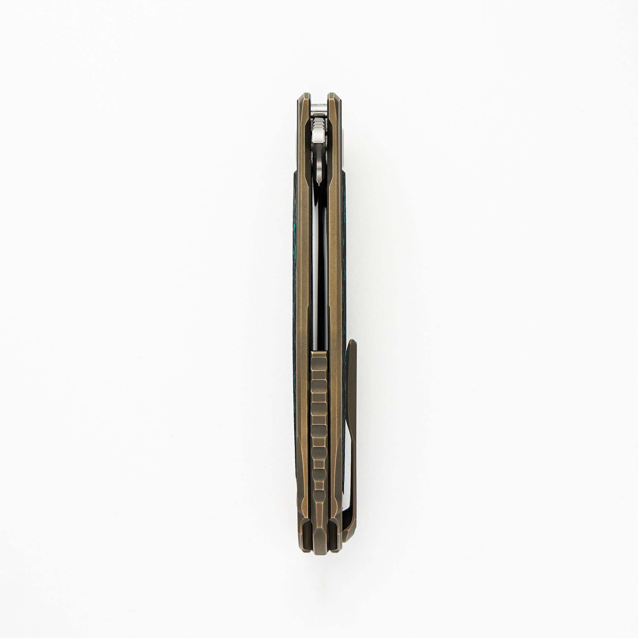 Shirogorov Knives F95NL Gen. 5 M390钢 钛柄镶嵌碳纤维 17500