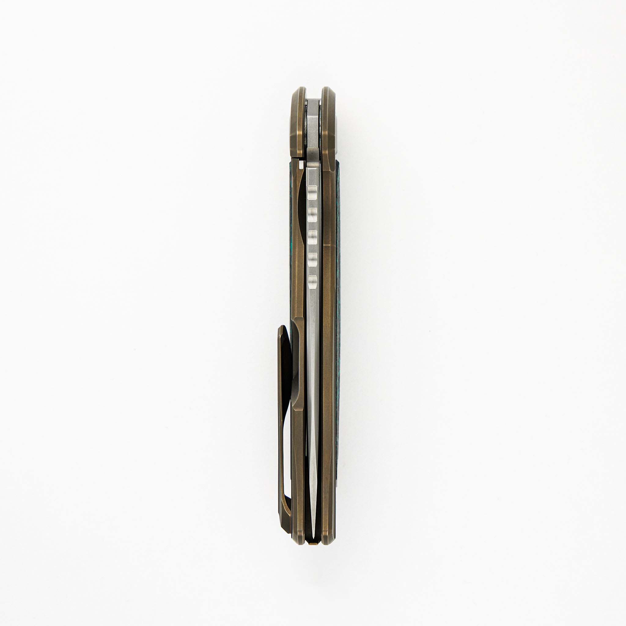Shirogorov Knives F95NL Gen. 5 M390钢 钛柄镶嵌碳纤维 17500
