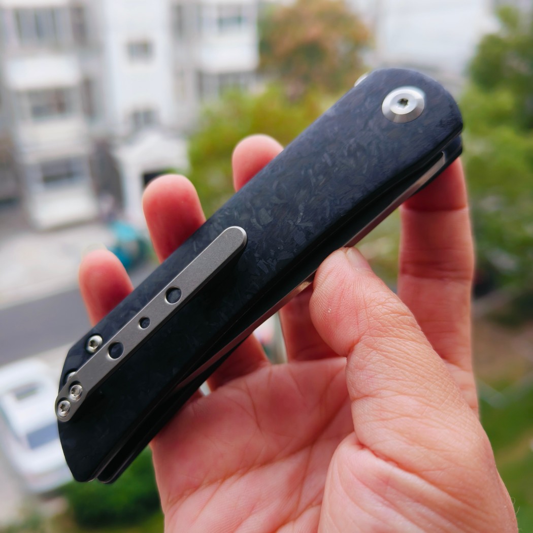 【售完】Kansept Knives Weasel 154CM钢 碳纤维柄 T2020A3 原价560 特惠299