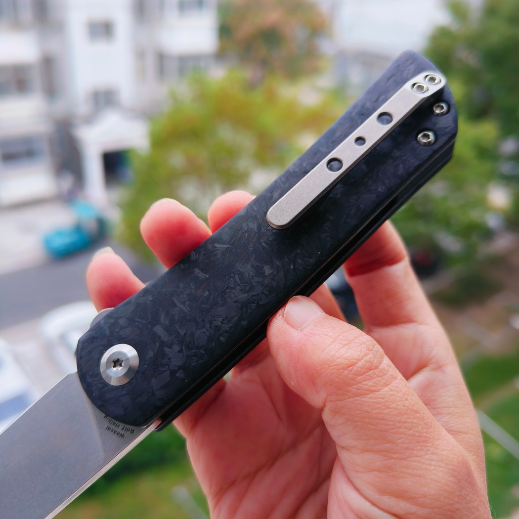 【售完】Kansept Knives Weasel 154CM钢 碳纤维柄 T2020A3 原价560 特惠299