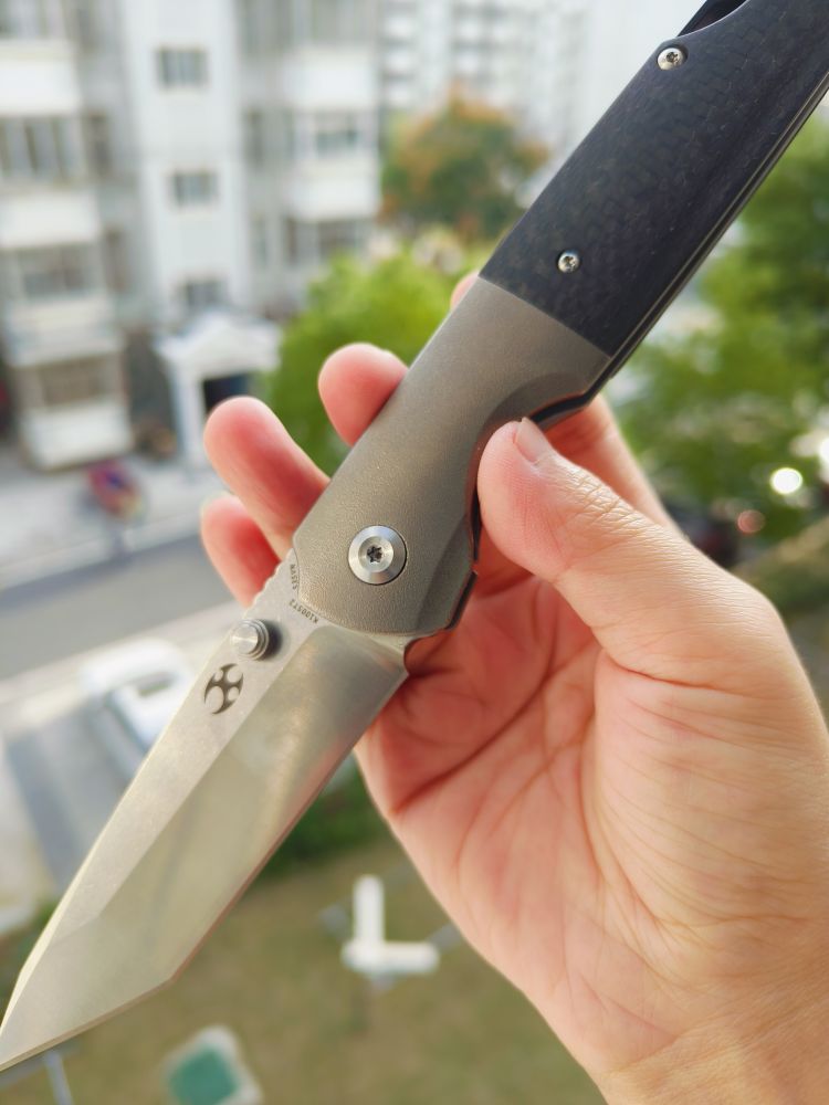 【售完】Kansept Knives CPM-S35VN钢 钛+碳纤维柄 K1005T2 原价1260 特惠499