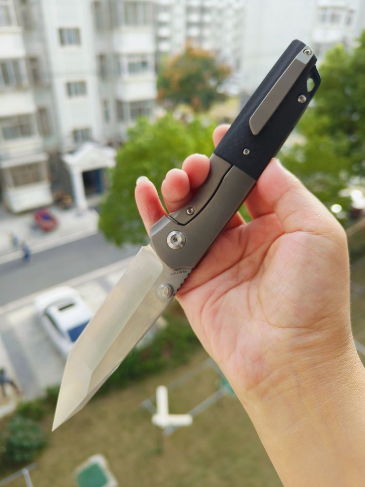 【售完】Kansept Knives CPM-S35VN钢 钛+碳纤维柄 K1005T2 原价1260 特惠499