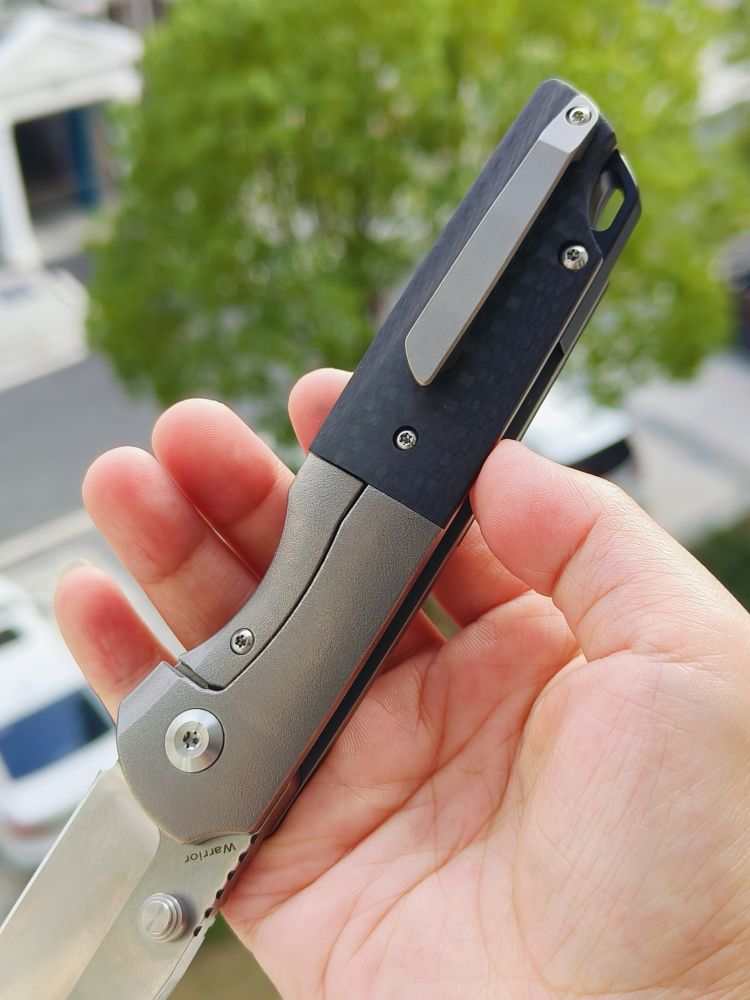【售完】Kansept Knives CPM-S35VN钢 钛+碳纤维柄 K1005T2 原价1260 特惠499