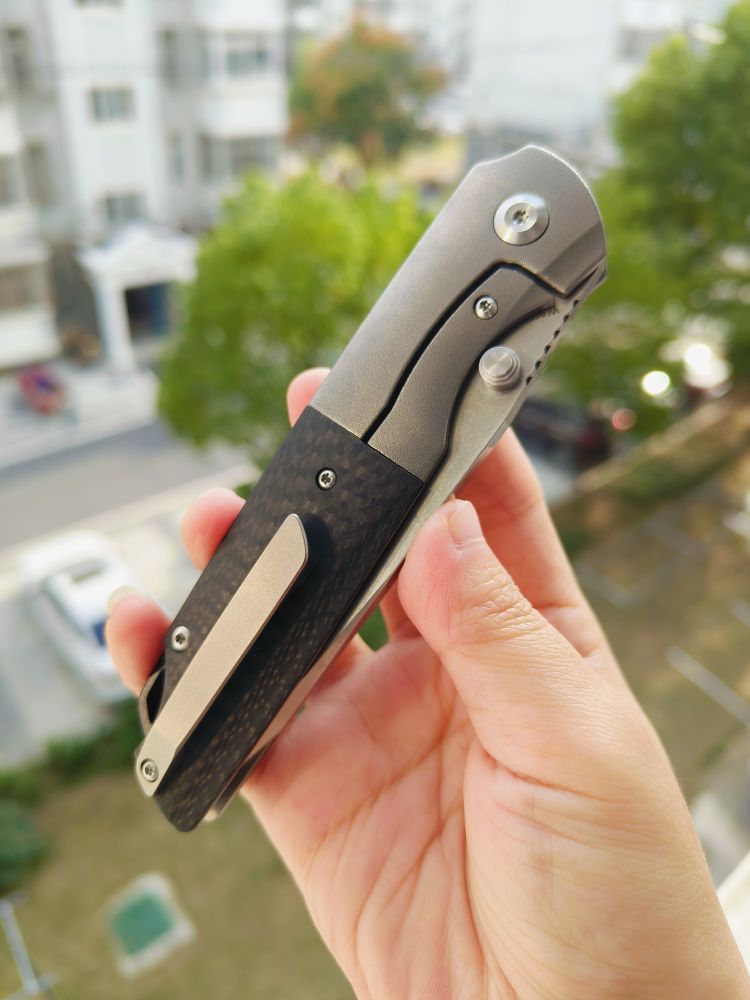 【售完】Kansept Knives CPM-S35VN钢 钛+碳纤维柄 K1005T2 原价1260 特惠499