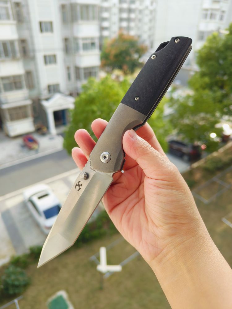 【售完】Kansept Knives CPM-S35VN钢 钛+碳纤维柄 K1005T2 原价1260 特惠499