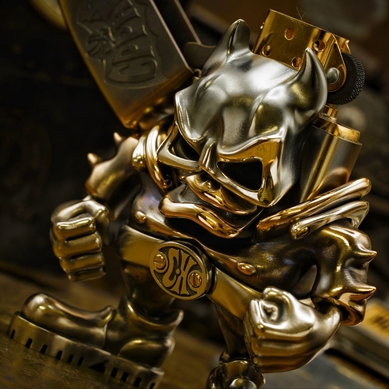 Cpprhd Metal Work  蝙蝠侠 超级英雄定制煤油打火机 MRE展会唯一定制版 现场拍卖款 仅展示