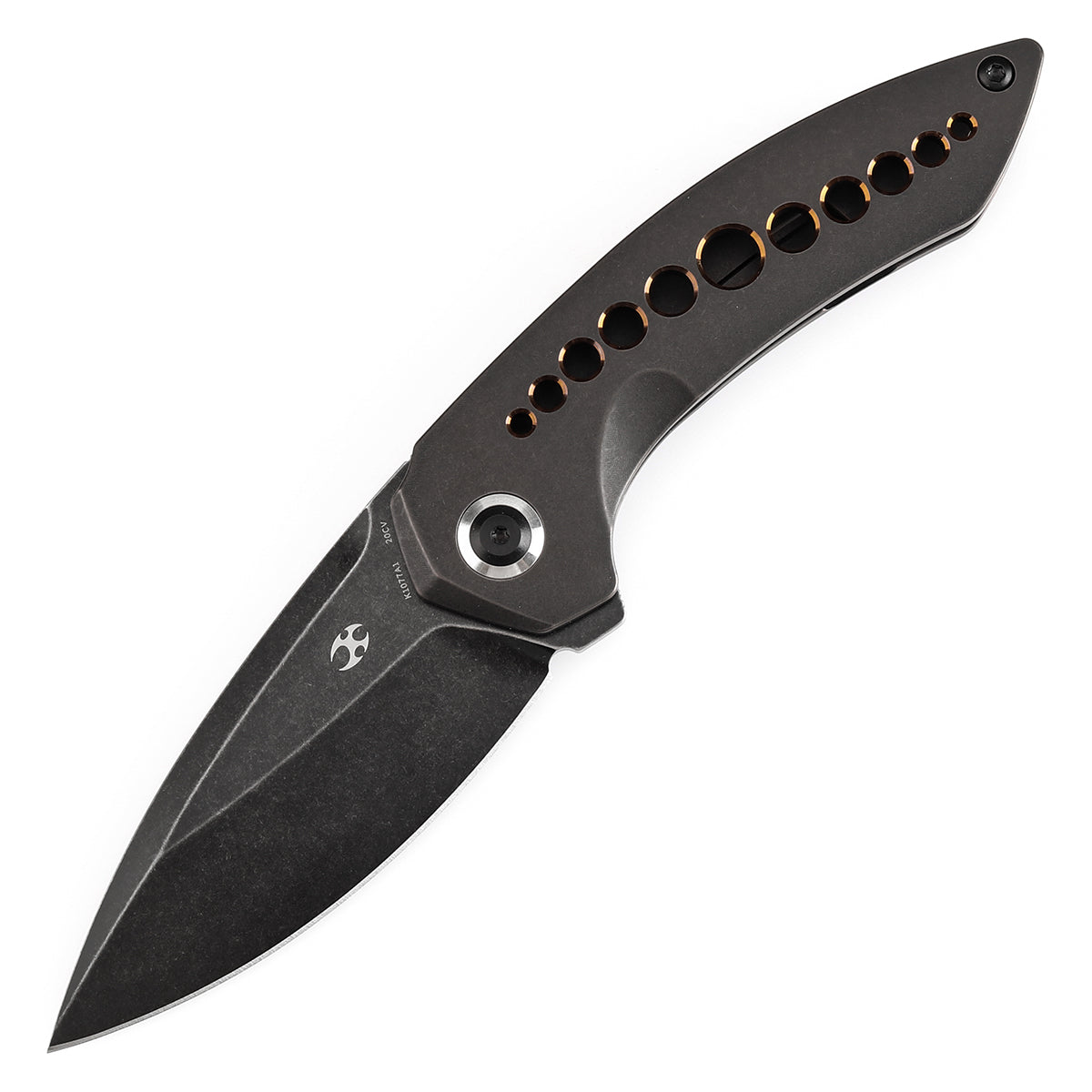 KANSEPT ODD 21  CPM-20CV钢 钛柄 K1077A1 铜棕色 1380