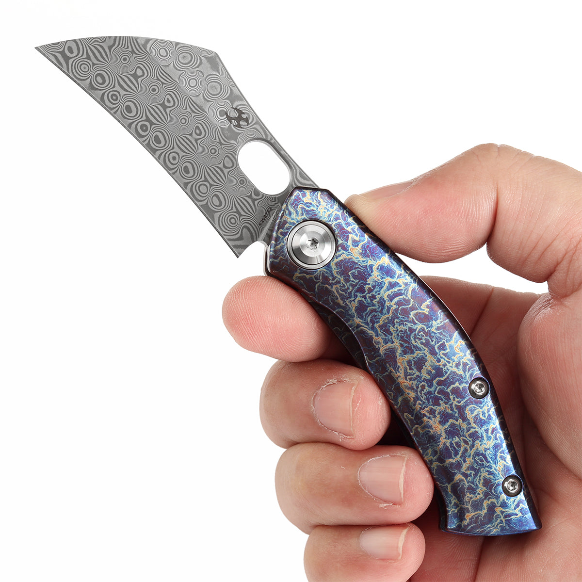 KANSEPT Osprey CPM-S35VN钢 钛柄 K2087A2 闪电纹 1050