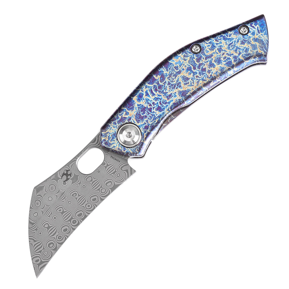 KANSEPT Osprey CPM-S35VN钢 钛柄 K2087A2 闪电纹 1050